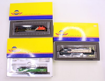 Lot 897 - Three Athearn HO gauge Genesis locos to...