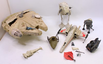 Lot 1973 - Star Wars collection of vintage vehicles and...