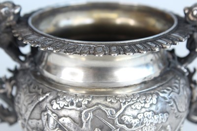 Lot 57 - Two Chinese silver export vessels, circa 1900...