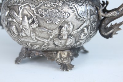 Lot 57 - Two Chinese silver export vessels, circa 1900...