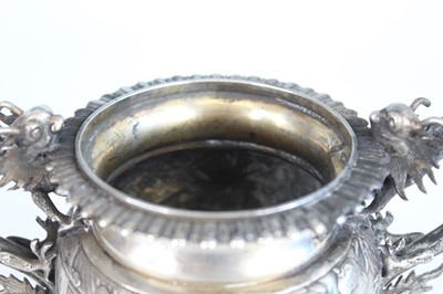 Lot 57 - Two Chinese silver export vessels, circa 1900...
