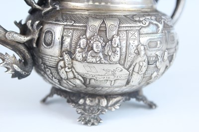 Lot 57 - Two Chinese silver export vessels, circa 1900...
