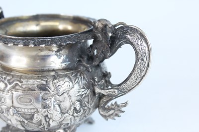 Lot 57 - Two Chinese silver export vessels, circa 1900...