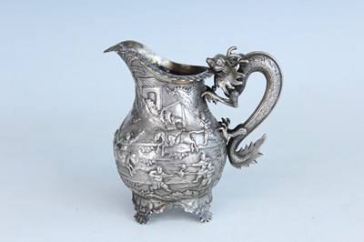 Lot 57 - Two Chinese silver export vessels, circa 1900...