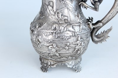 Lot 57 - Two Chinese silver export vessels, circa 1900...
