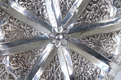 Lot 58 - A Chinese silver export ‘pumpkin-shaped’...