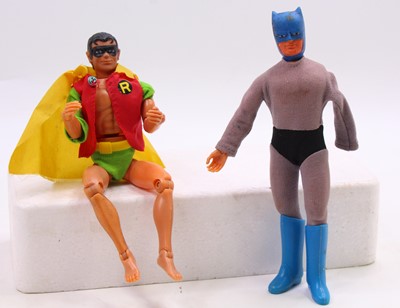 Lot 1964 - Mego Batman and Robin 2 Vintage 12'' figures,...