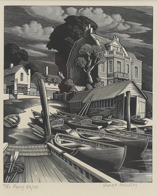 Lot 303 - George Mackley MBE (1900-1983) - The Ferry...