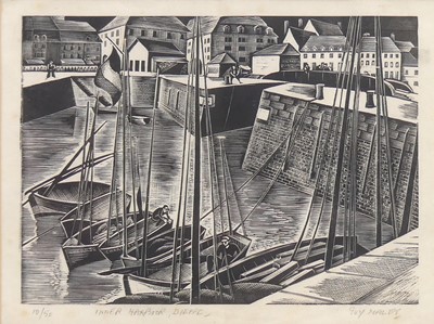 Lot 301 - Guy Malet (1900-1973) - Inner Harbour, Dieppe,...
