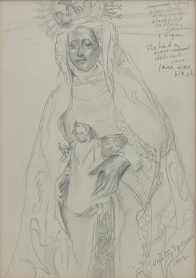 Lot 385 - Unity Spencer (1930-2017) - Black Faced...