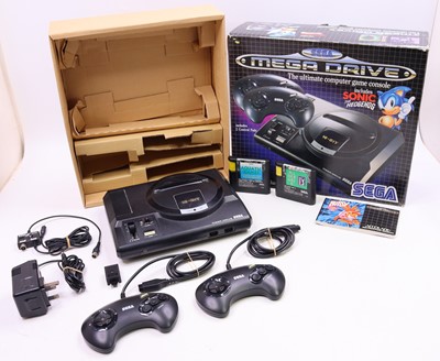 Lot 2033 - Sega Mega Drive original boxed console...