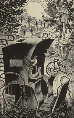 Lot 235 - Eric Ravilious (1903-1942) - Three wood...