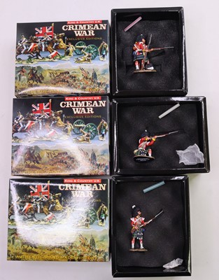 Lot 1743 - King and Country Crimean War Campaign, 3 boxed...