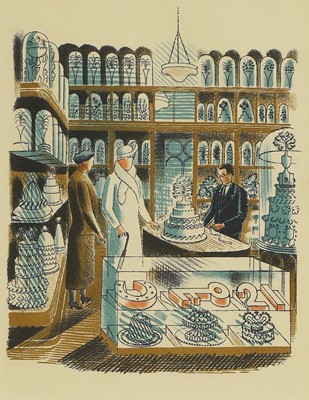 Lot 237 - Eric Ravilious (1903-1942) - Wedding Cakes,...