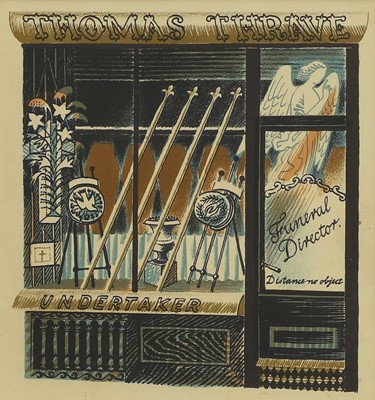 Lot 236 - Eric Ravilious (1903-1942) - Undertaker,...