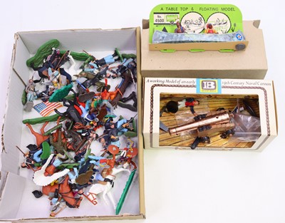 Lot 1698 - Timpo small collection of plastic painted...