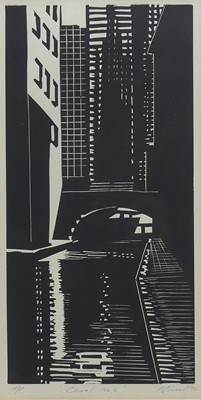 Lot 351 - Peter Shread (contemporary) - Canal No.6...