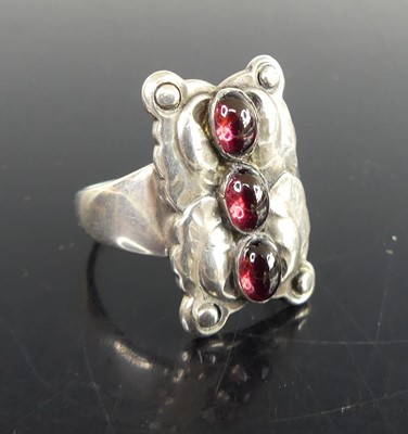 Lot 110 - Georg Jensen - a sterling silver dress...