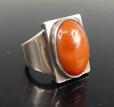 Lot 111 - Georg Jensen - a sterling silver modernist...