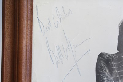 Lot 32 - Bill Wyman, a black and white image as removed...