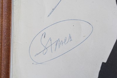 Lot 32 - Bill Wyman, a black and white image as removed...