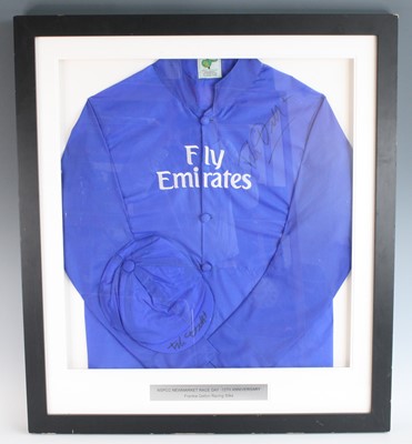 Lot 1586 - Frankie Dettori, a set of Godolphin royal blue...