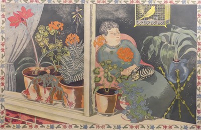 Lot 308 - John Nash RA (1893-1977) - Window Plants...