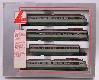 Lot 636 - Lima HO gauge ETR 228 4 car EMU in green and...