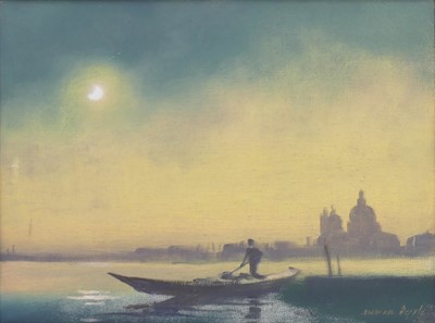 Lot 319 - Norman Hepple RA (1908-1994) - Venice...