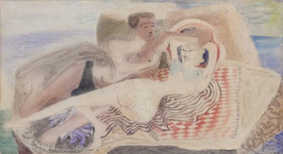 Lot 390 - Blair Hughes-Stanton (1902-1981) - Bathers,...