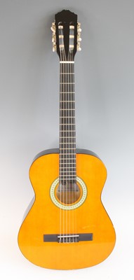 Lot 1370 - A Messina 3/4 size Classical acoustic guitar,...