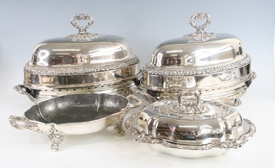 Lot 2170 - A pair of late 19th century silver plated...