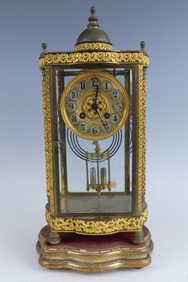 Lot 2474 - A circa 1900 French bronze and gilt metal four...