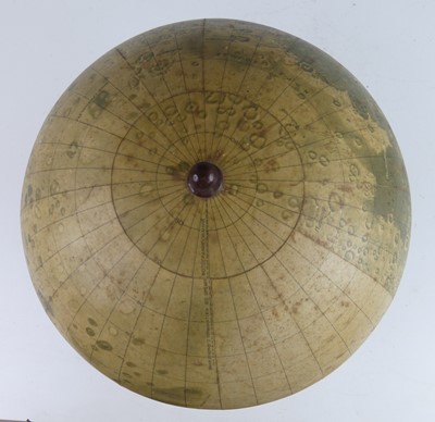 Lot 2401 - A rare 10" diameter USSR lunar globe, Moscow...