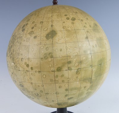 Lot 2401 - A rare 10" diameter USSR lunar globe, Moscow...