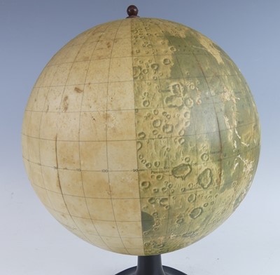 Lot 2401 - A rare 10" diameter USSR lunar globe, Moscow...