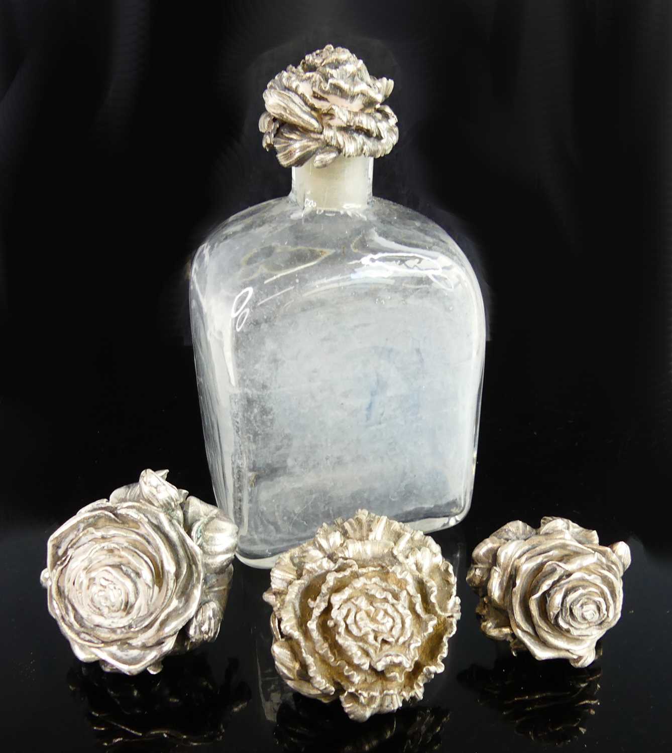 Lot 2100 - A set of four early 20th century French cast...