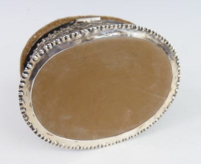 Lot 2106 - A Victorian silver cased pin cushion box, of...
