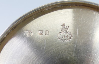 Lot 2098 - A Victorian silver mounted horn beaker, of...