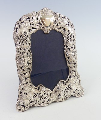 Lot 2124 - A late Victorian silver mounted easel...