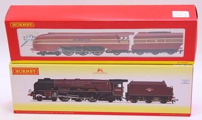 Lot 456 - Two Hornby 4-6-2 Princess Coronation class...