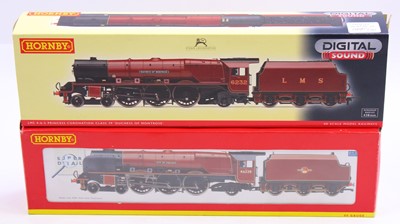 Lot 455 - Two Hornby 4-6-2 Princess Coronation class...