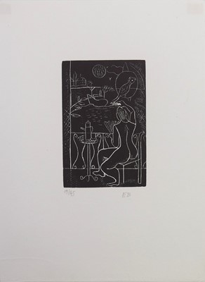 Lot 281 - Edward Burra (1905-1976) - Fleet's in, woodcut,...
