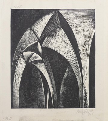 Lot 355 - Paul Nash (1889-1946) - Design of Arches...