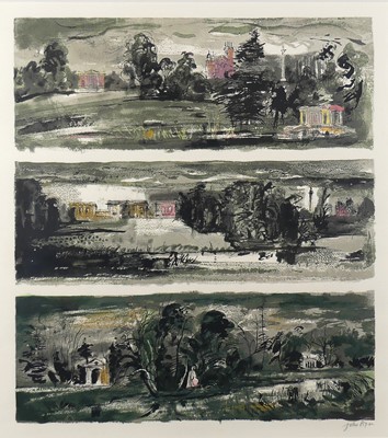 Lot 335 - John Piper CH (1902-1993) - Stowe Triptych...