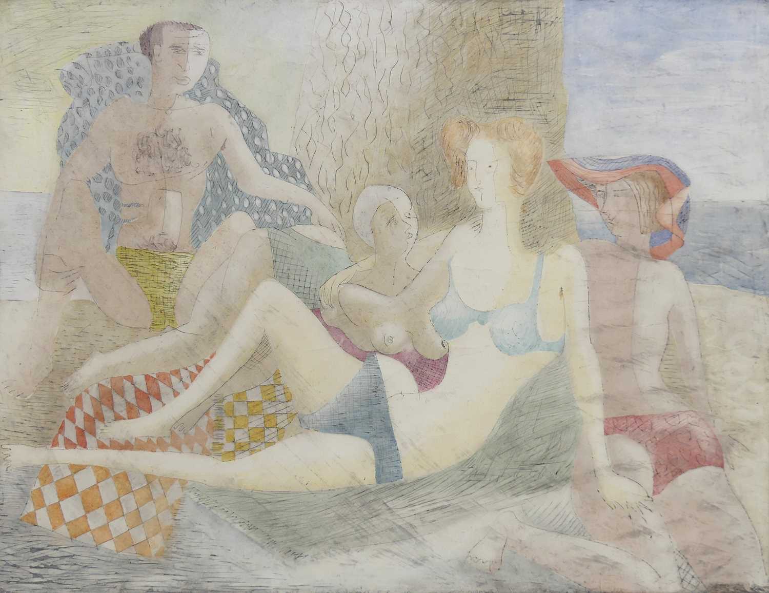 Lot 224 - Blair Hughes-Stanton (1902-1981) - Bathers,...
