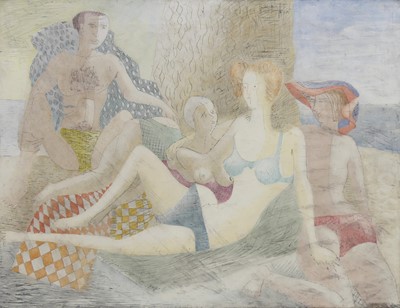 Lot 389 - Blair Hughes-Stanton (1902-1981) - Bathers,...