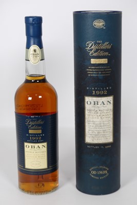 Lot 1418 - Oban Distillers Edition 1992 double matured...