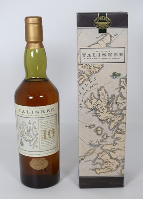 Lot 1429 - Talisker 10 year old Map Label single malt...