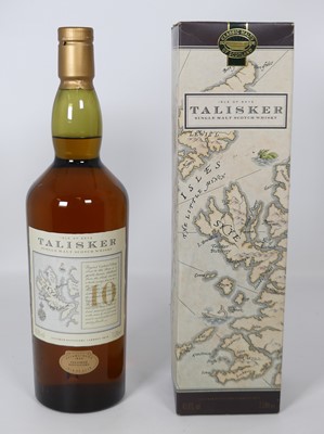 Lot 1426 - Talisker 10 year old Map Label single malt...